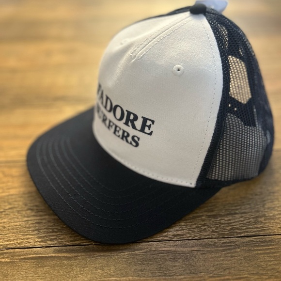 PACSUN J'adore Surfers Trucker Hat in Dark
Navy and White  adjustable strap NWT - Picture 6 of 8